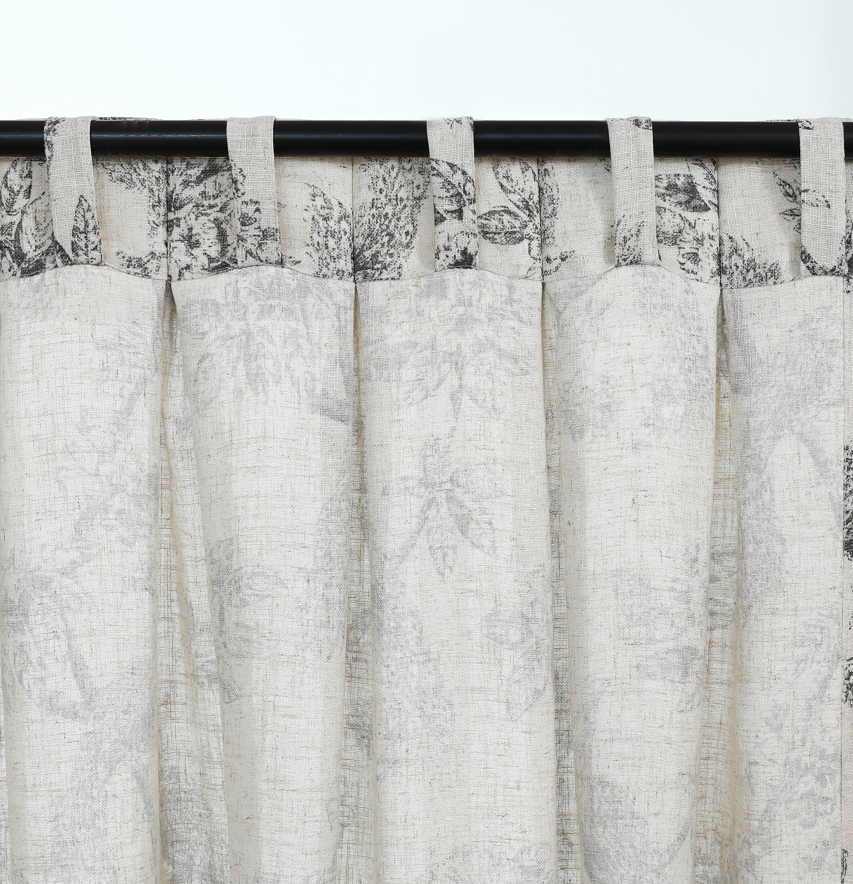 Curtains - Peacock Pinch Pleated Curtains (2 Panels)