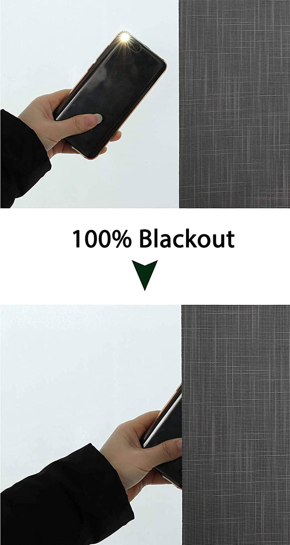 100% Polyester Maximus Blackout Roller Shade