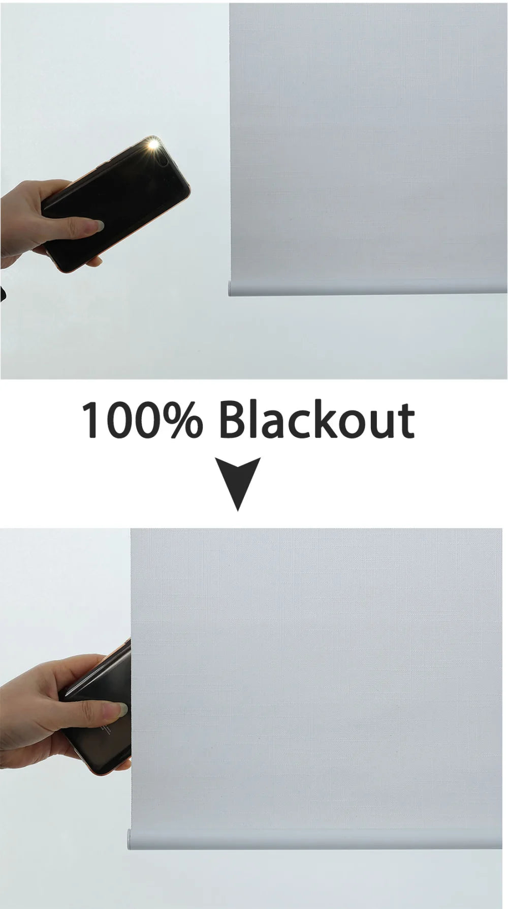 100% Polyester Maximus Blackout Roller Shade