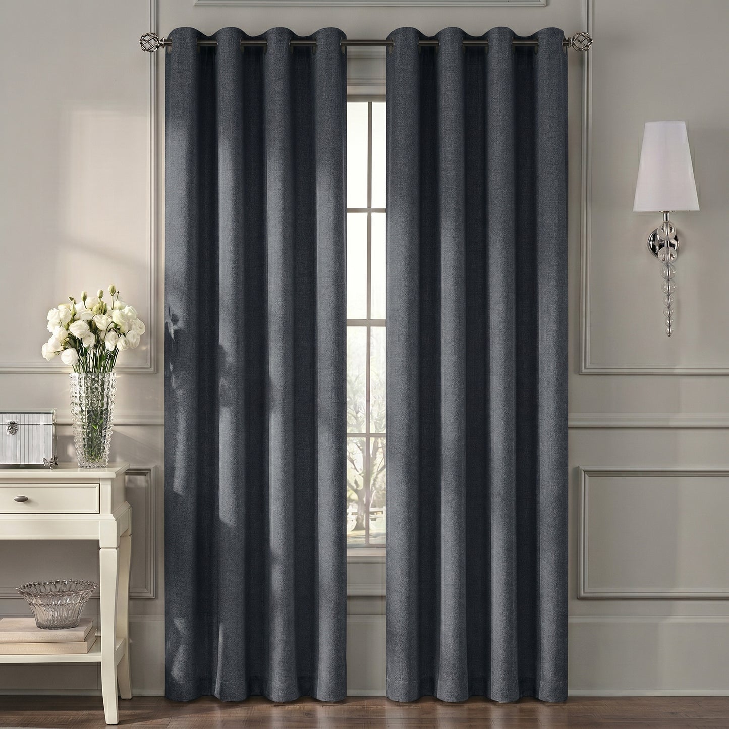 Blackout Curtains - Blackout Fabric with Thermal Lining 2 Panels