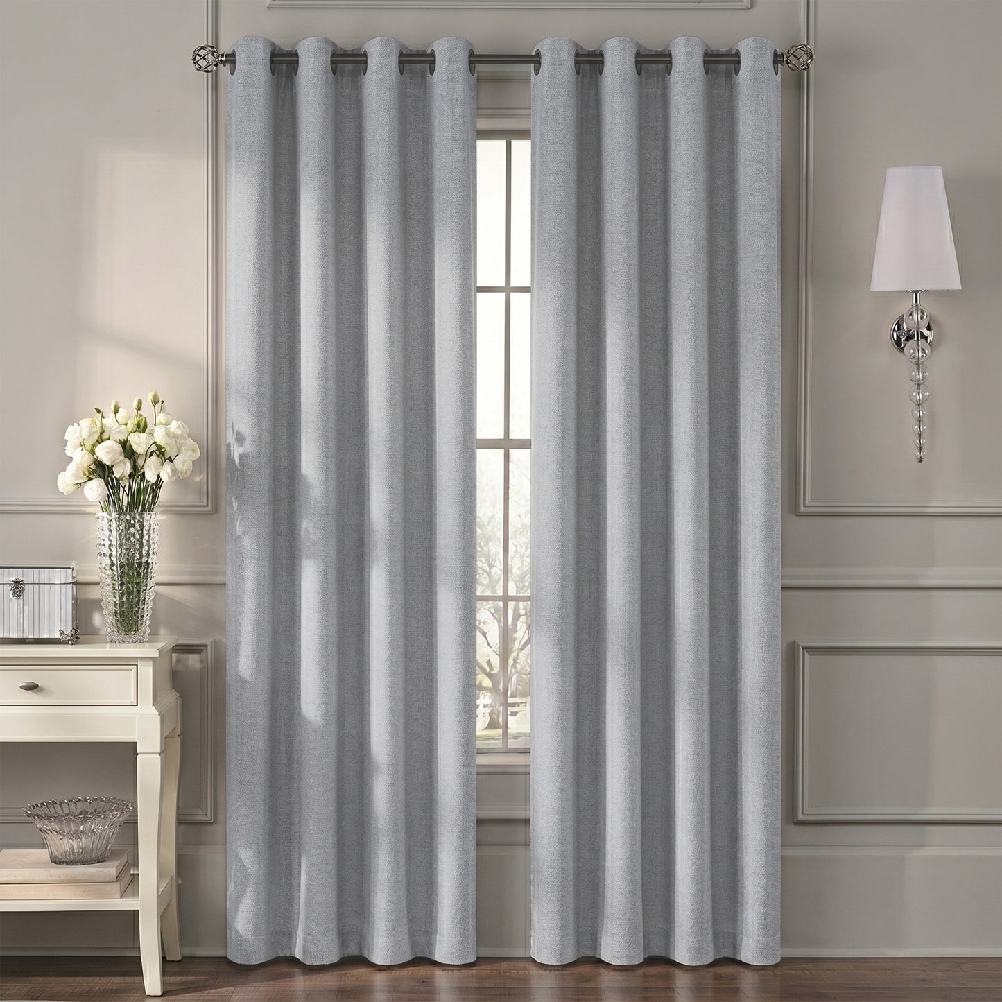 Blackout Curtains - Blackout Fabric with Thermal Lining 2 Panels