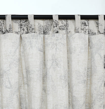 Curtains - Peacock Pinch Pleated Curtains (2 Panels)