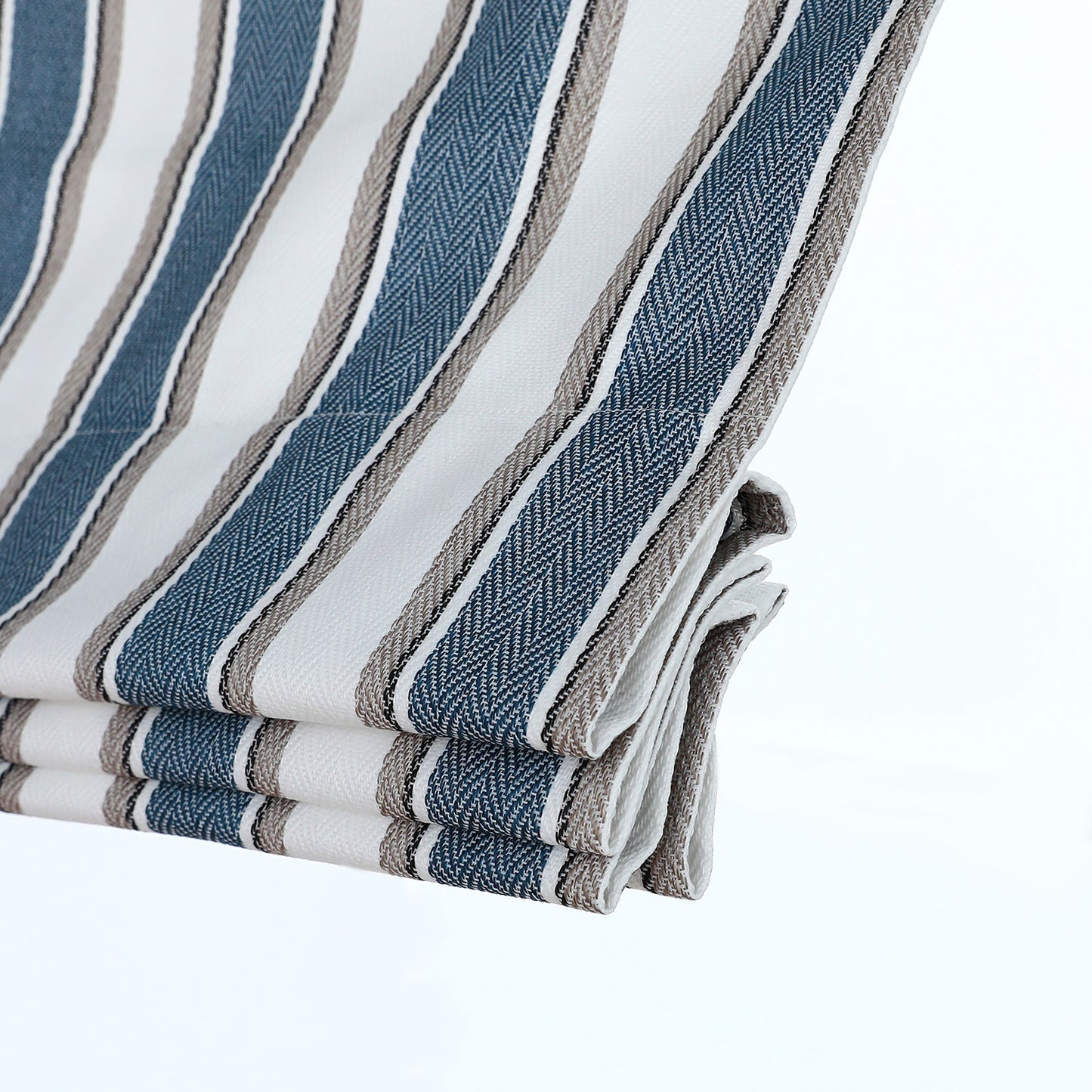 Polyester Brighton Room Darkening Stripe Roman Blind