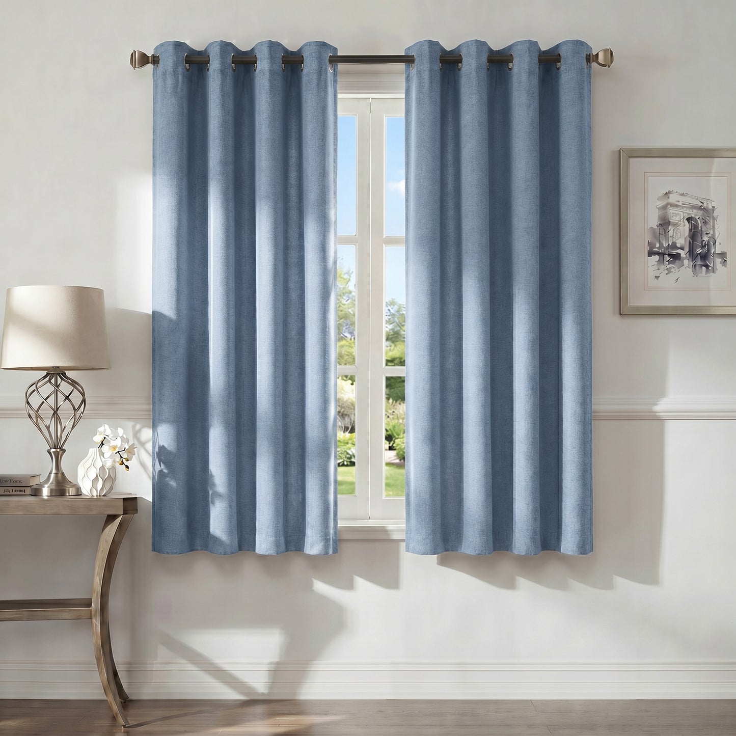 Blackout Curtains - Blackout Fabric with Thermal Lining 2 Panels