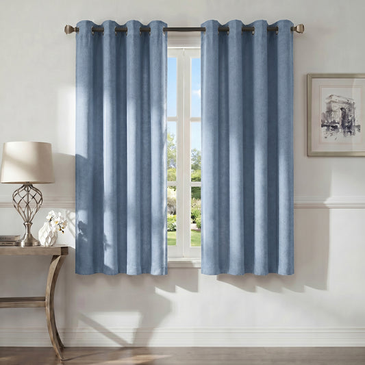 Blackout Curtains - Blackout Fabric with Thermal Lining 2 Panels
