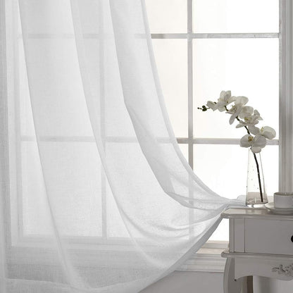 Drapes- Semi-Sheer Curtains (French Style) 2 Panels