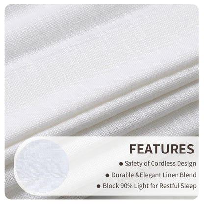 Linen Bliss Roman Shades
