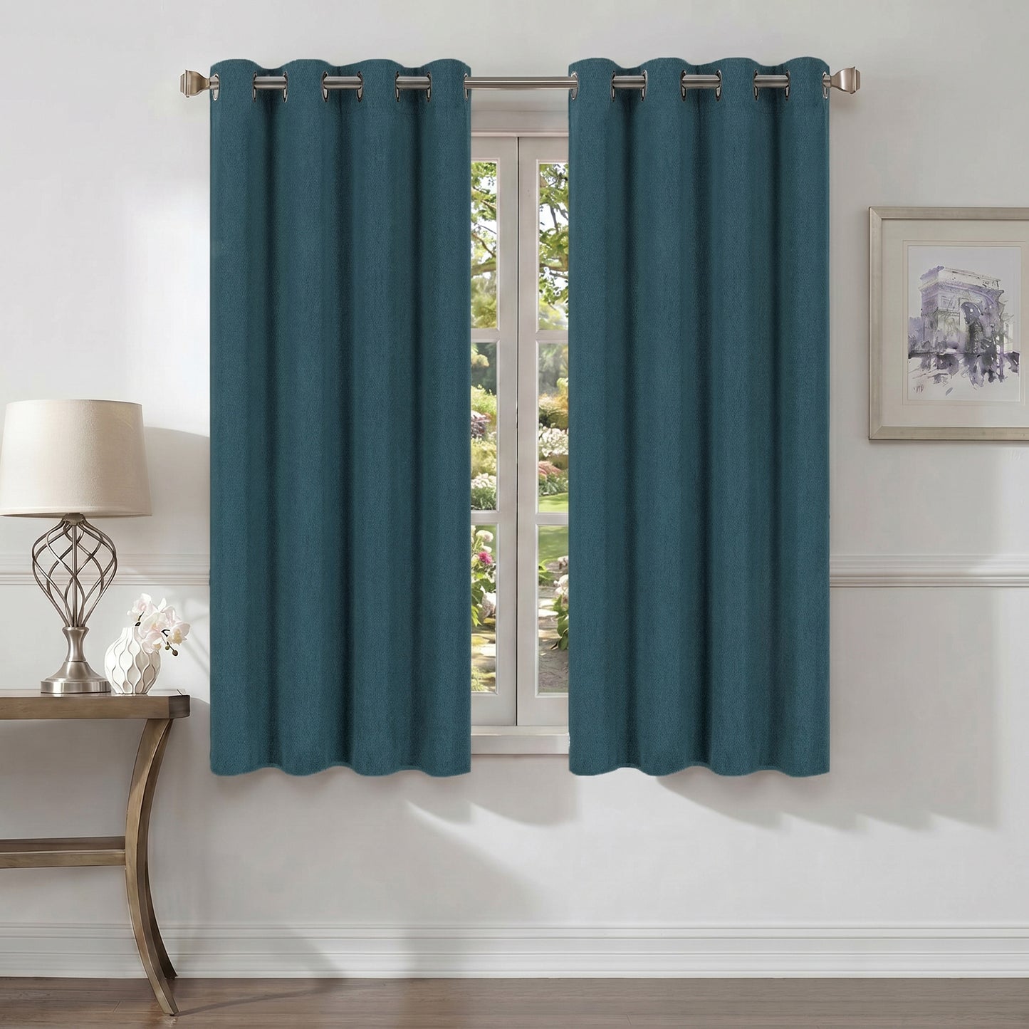 Curtains - Premium Soft Curtain with Cashmere Feel 2 Panels