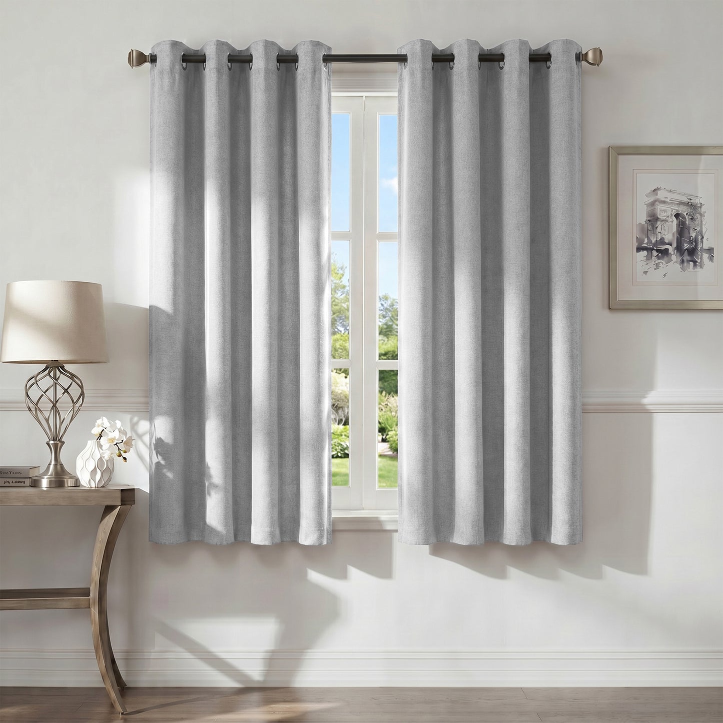 Blackout Curtains - Blackout Fabric with Thermal Lining 2 Panels