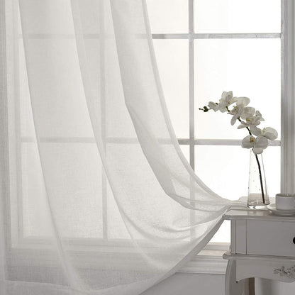 Drapes- Semi-Sheer Curtains (French Style) 2 Panels