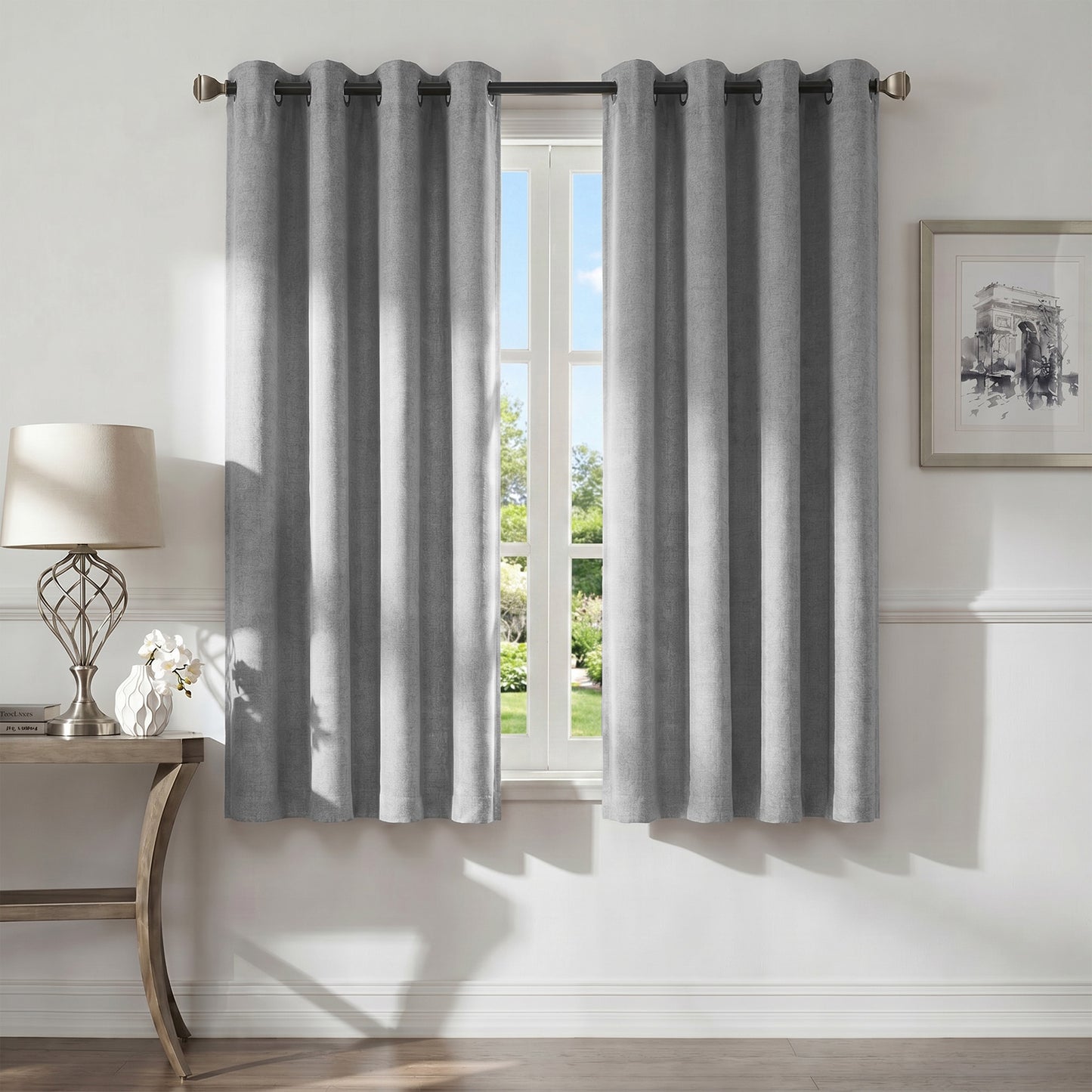 Blackout Curtains - Blackout Fabric with Thermal Lining 2 Panels