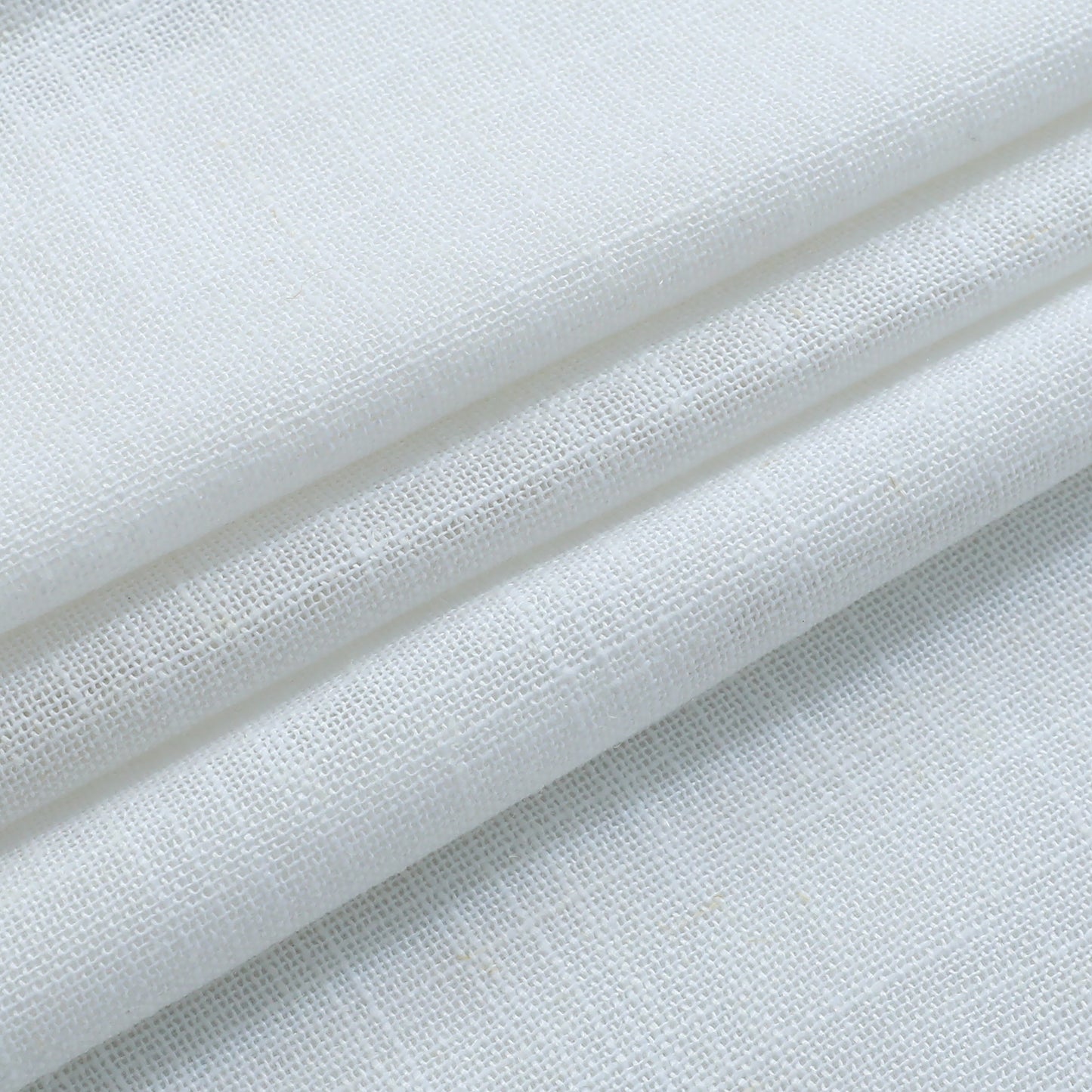 Linen Relaxed Roman Shade with Soft Curve