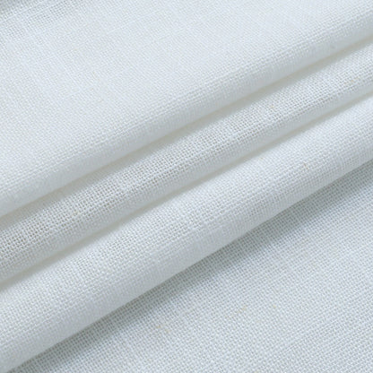 Linen Relaxed Roman Shade with Soft Curve
