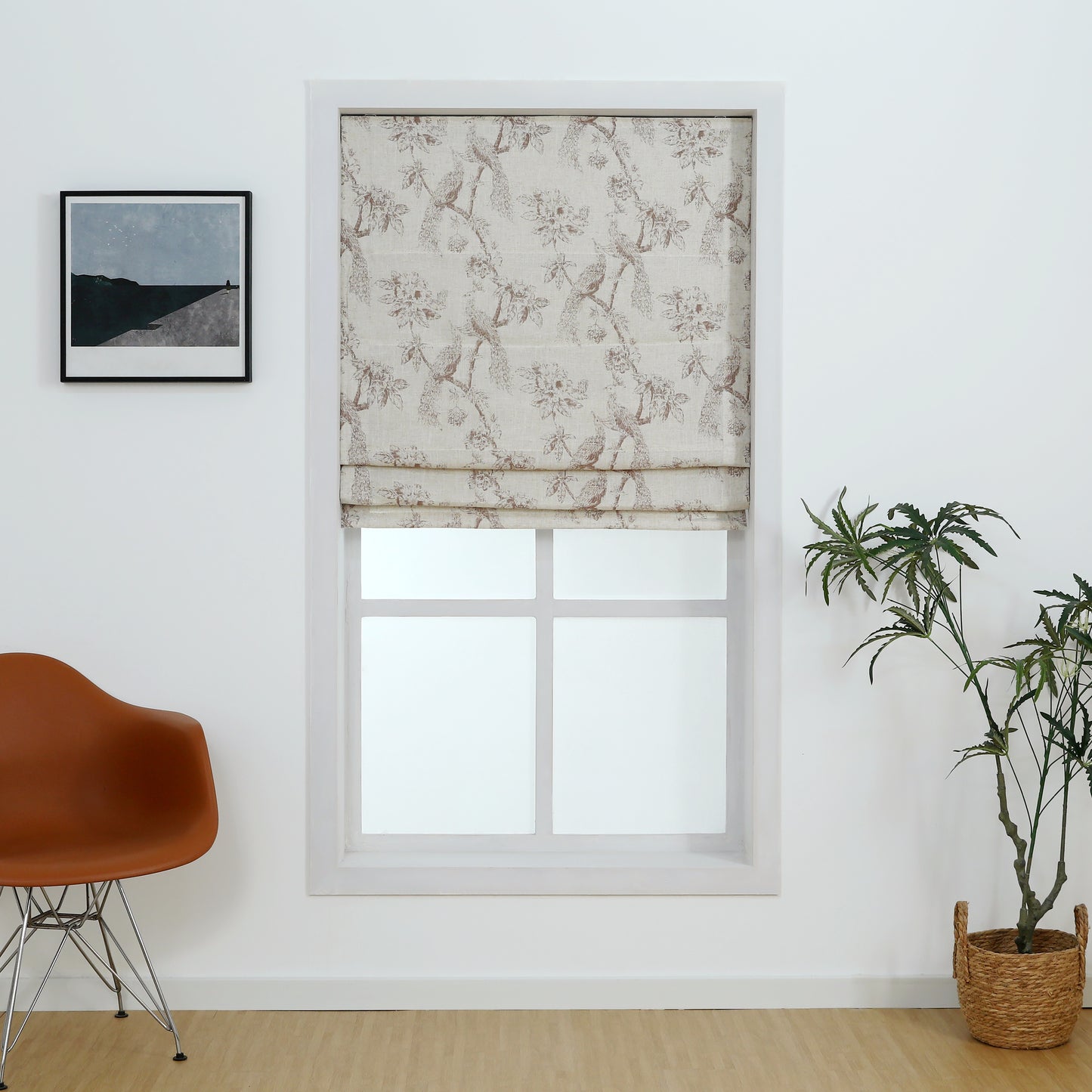 Peacock 100%Blackout Roman Shade