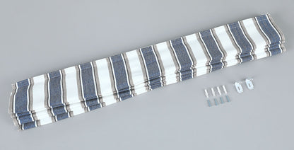 Polyester Brighton Room Darkening Stripe Roman Blind