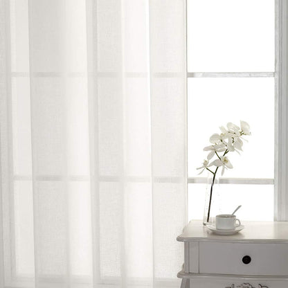 Drapes- Semi-Sheer Curtains (French Style) 2 Panels