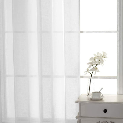 Drapes- Semi-Sheer Curtains (French Style) 2 Panels