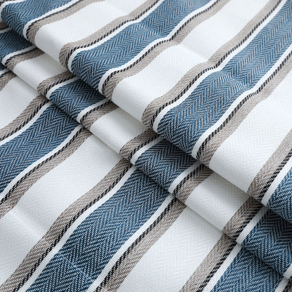 Polyester Brighton Room Darkening Stripe Roman Blind