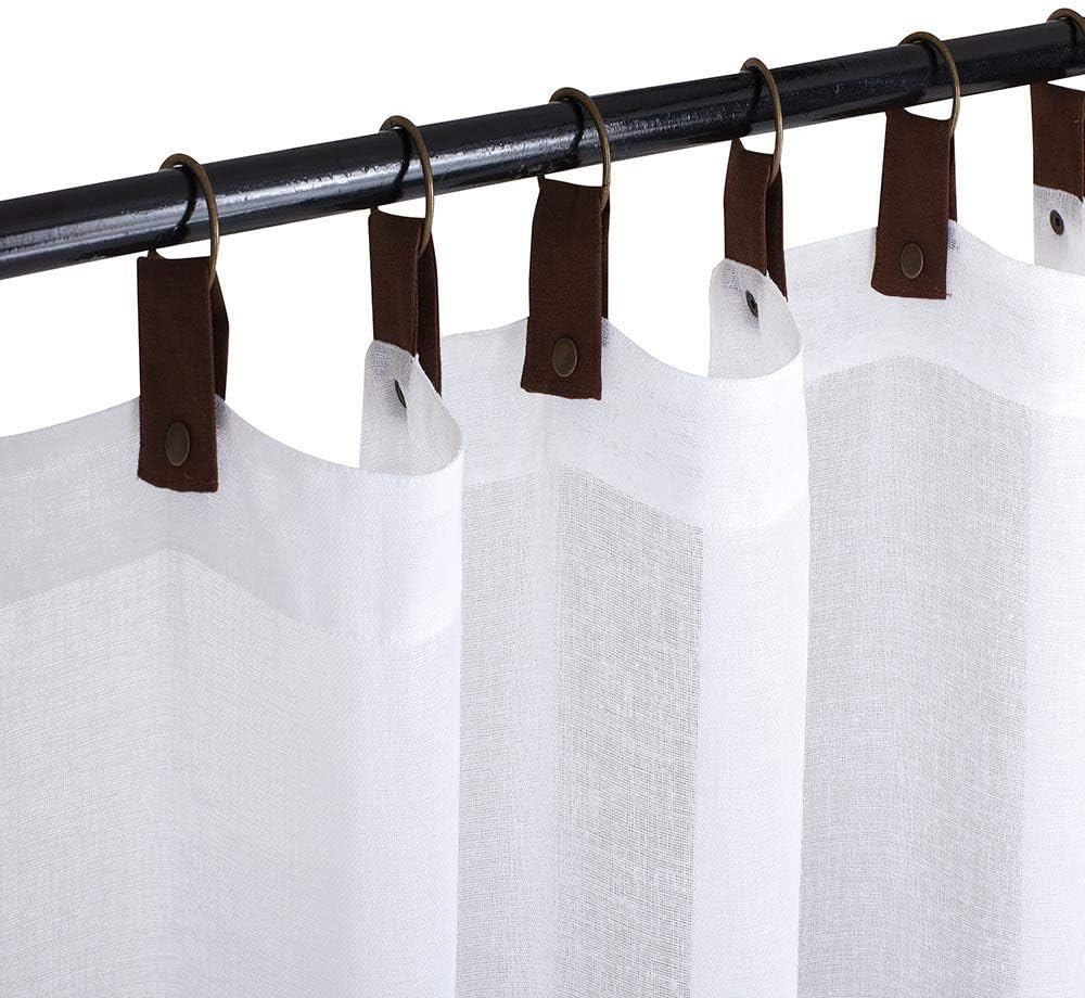 Drapes- Semi-Sheer Curtains (French Style) 2 Panels