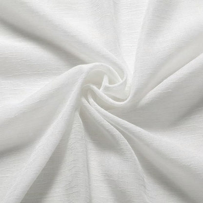 Curtains -Sheer Voile Curtains with Jacquard-Style Texture 2 Panels