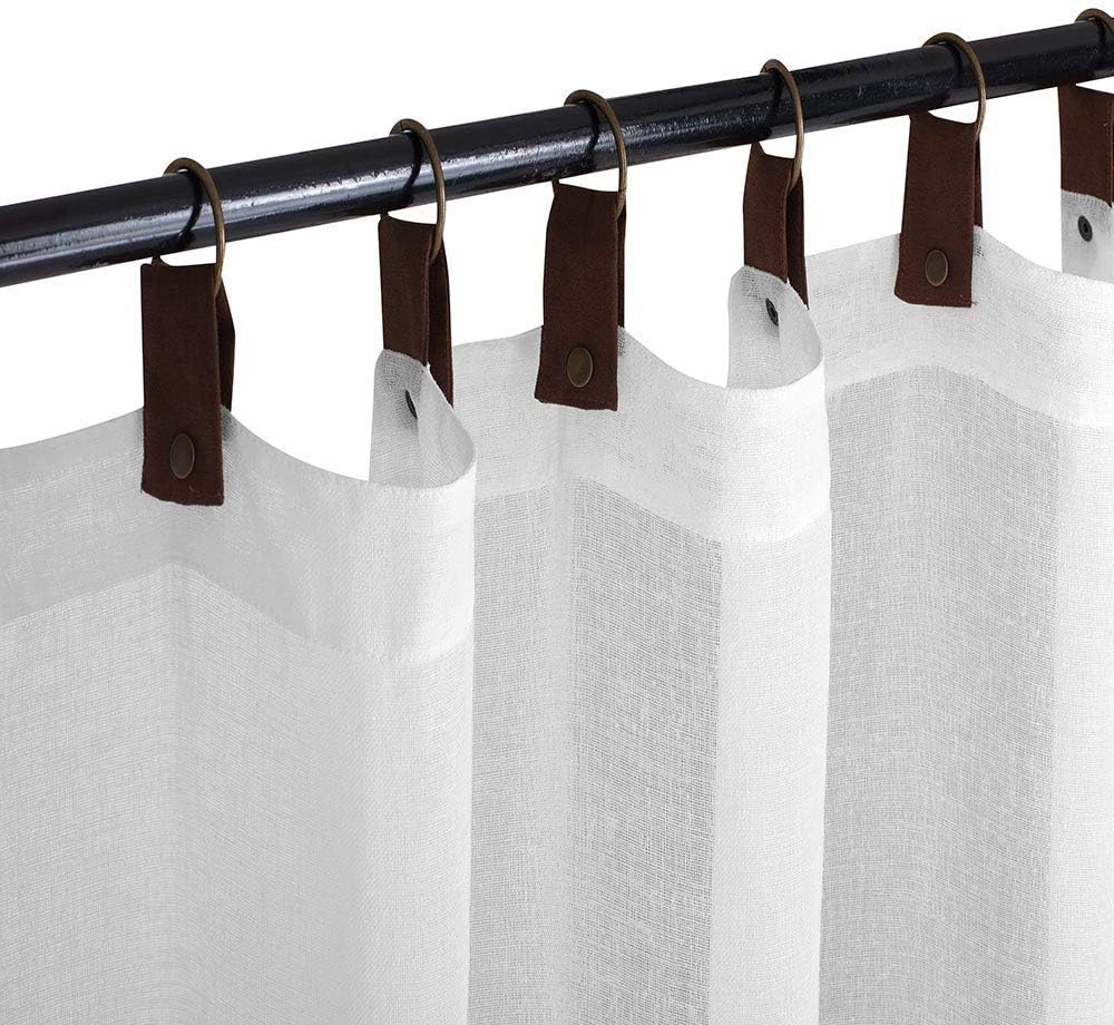 Drapes- Semi-Sheer Curtains (French Style) 2 Panels