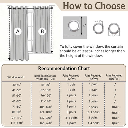 Drapes- Semi-Sheer Curtains (French Style) 2 Panels