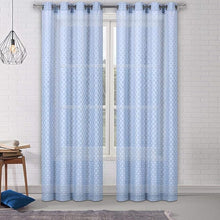 将图片加载到图库查看器，Everyday Celebration Ombre Sheer Curtains 96 Inches Long, Polka Dots Pattern Voile Drapes for Bedroom