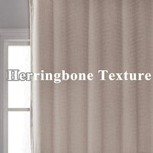 将图片加载到图库查看器，Everyday Celebration Striped Semi Sheer Curtains for Living Room, Grommet Voile Sheer Curtain Drapes for Bedroom