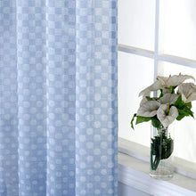 将图片加载到图库查看器，Everyday Celebration Polka Dot Burlap Semi Sheer Curtains for Bedroom, Rod Pocket Rusitc Linen Sheer Voile Curtain Panels