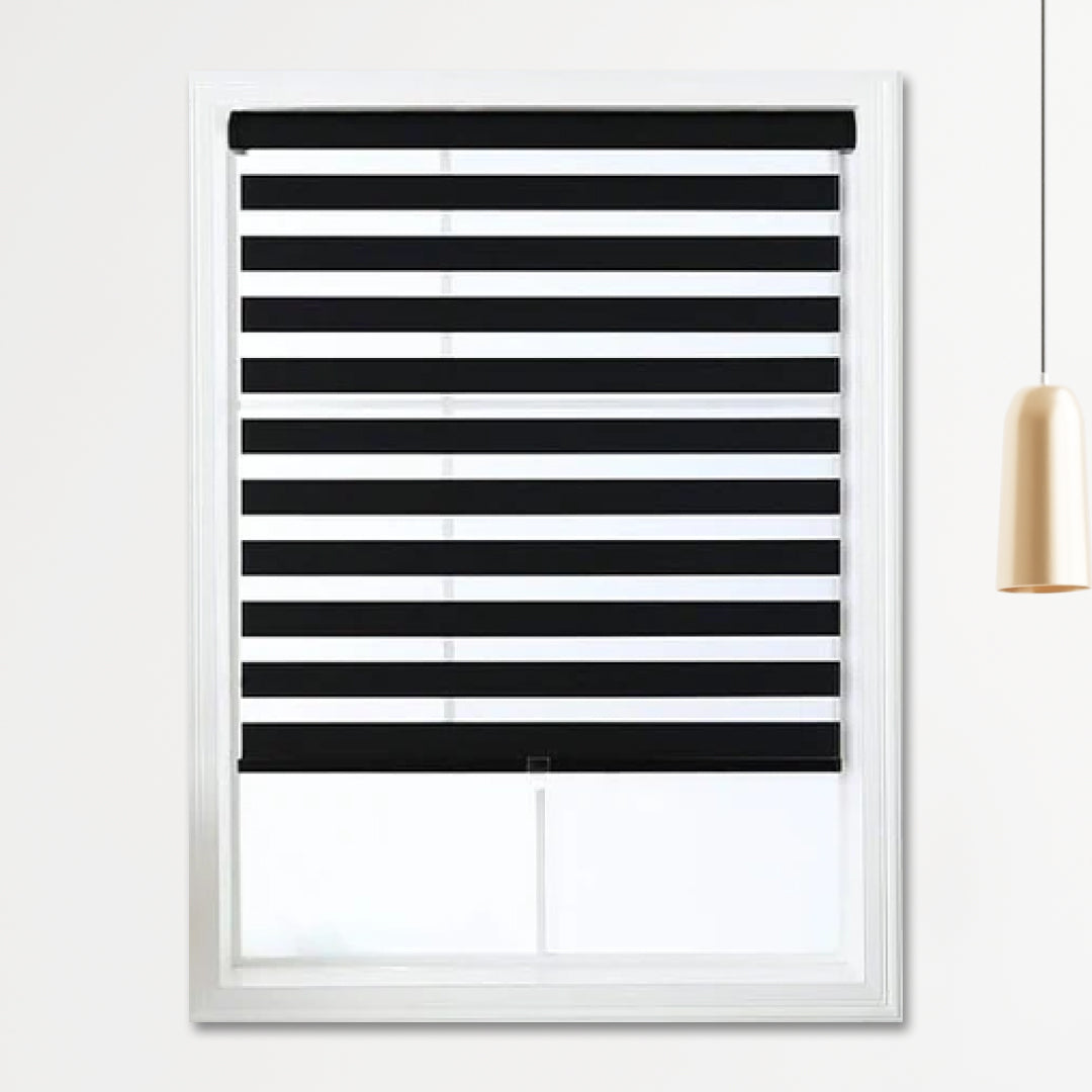 Zebra Roller Shades | Blackout Window Blinds