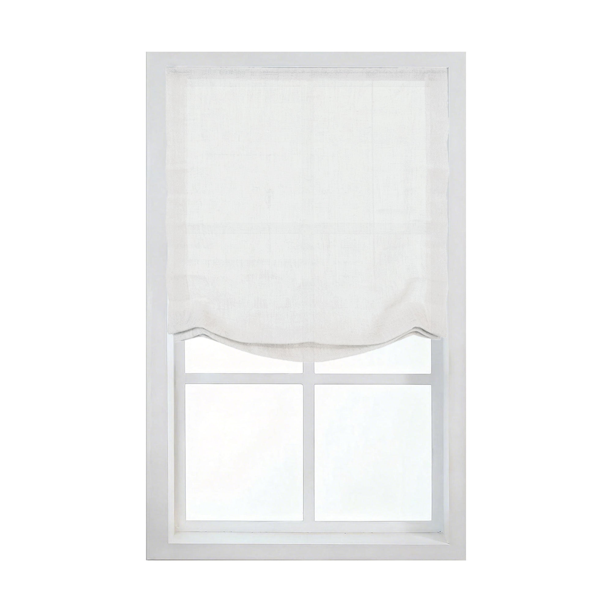 Linen Relaxed Roman Shade