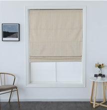 Load image into Gallery viewer, Cordless Room Darkening Blind&amp;Shades for Windows, Textured Woven Thermal Insulated Windows Polyester Pueblo Roman Blind