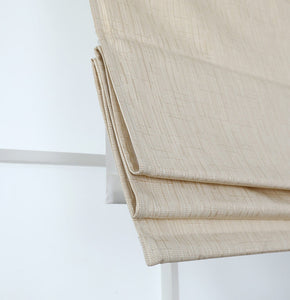 Cordless Room Darkening Blind&Shades for Windows, Textured Woven Thermal Insulated Windows Polyester Pueblo Roman Blind