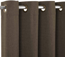 将图片加载到图库查看器，North Hills Home Natural/Charcoal/Gray/Red/Coffee Jacquard Textured Weave Curtains, Blackout Curtain Drapes for Bedroom Living Room Polyester Ashbury Grommet Panel