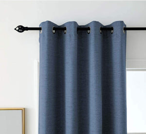 North Hills Home Grommet Panel Curtains Ash Grey/Stone/Pewter/Indigo Blue Belmar For Indoor and Commercial Use