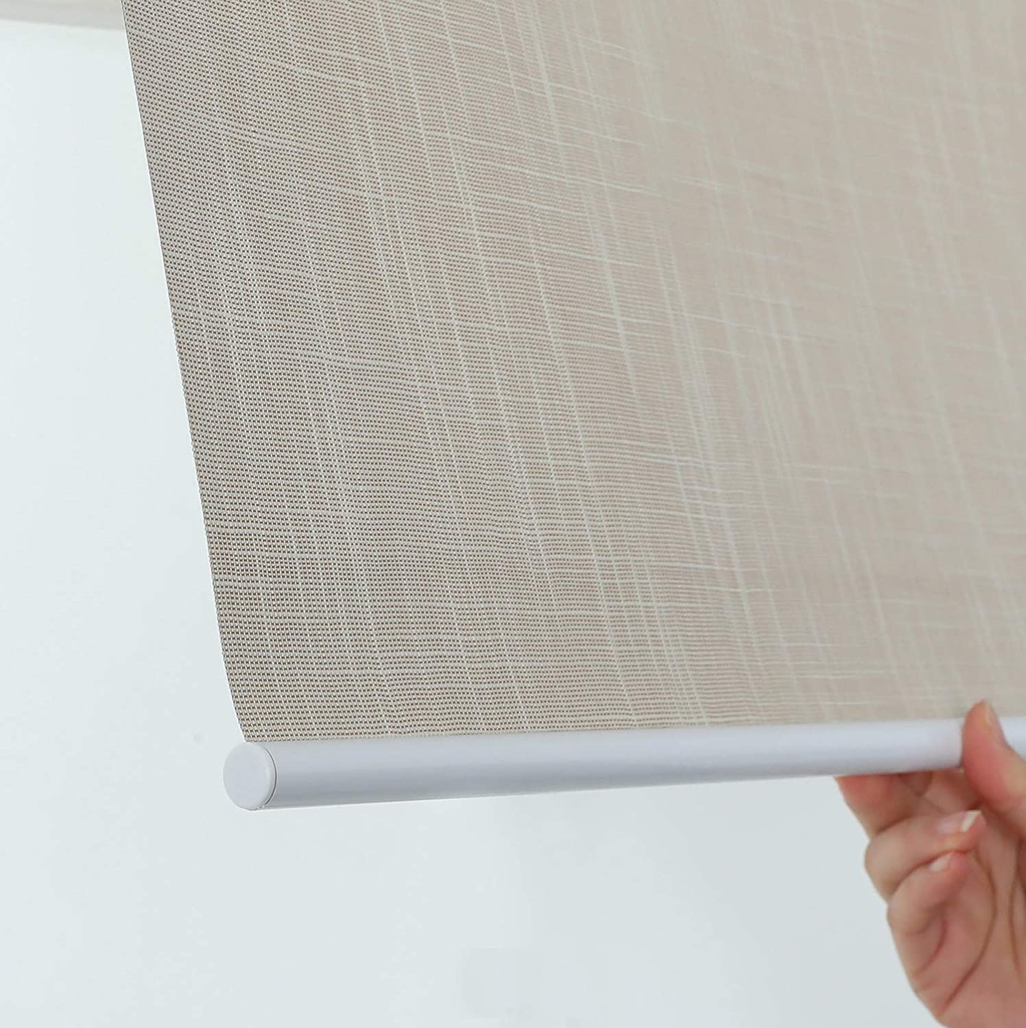 North Hills Home Polyester Maximus Blackout Roller Shade Peppercorn/Linen/Biscuit/Off White