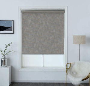 North Hills Home Polyester Maximus Blackout Roller Shade Peppercorn/Linen/Biscuit/Off White