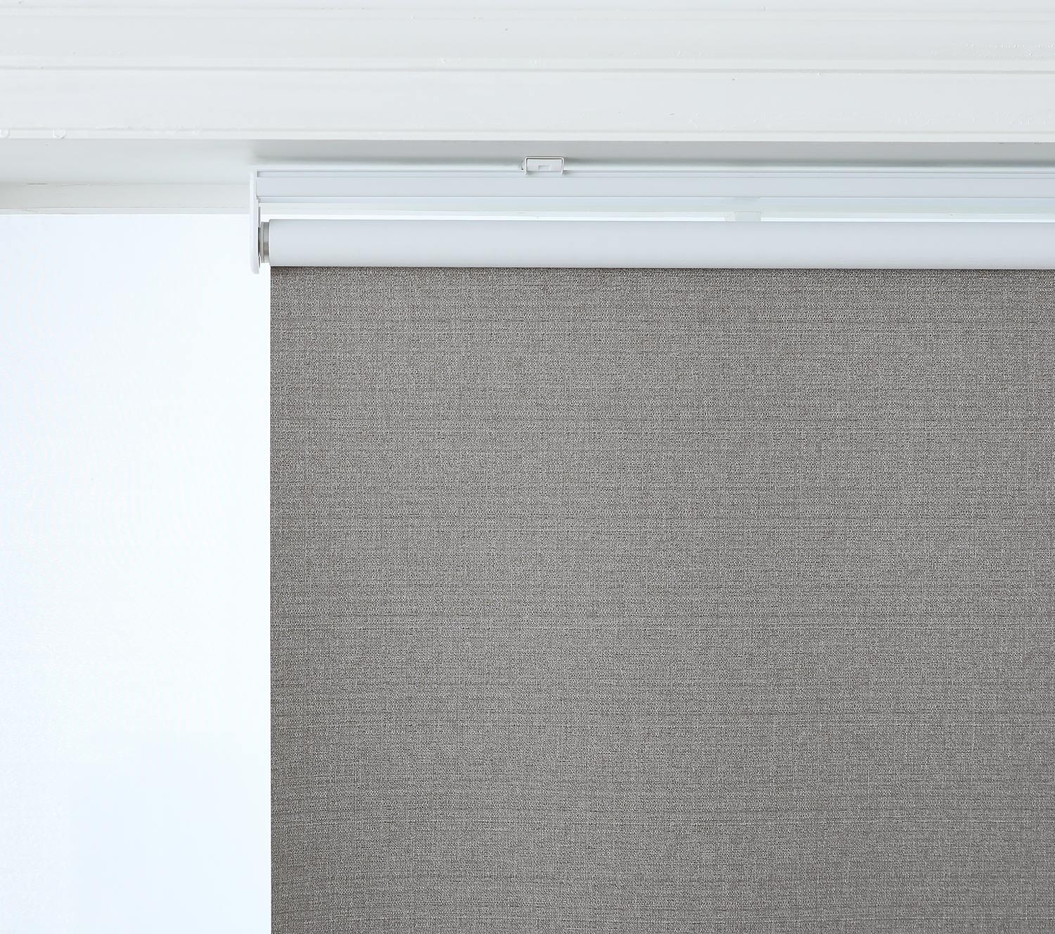 North Hills Home Polyester Hudson Blackout Roller Shade Salt/Pepper