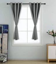 将图片加载到图库查看器，North Hills Home Grommet Panel Curtains Ash Grey/Stone/Pewter/Indigo Blue Belmar For Indoor and Commercial Use