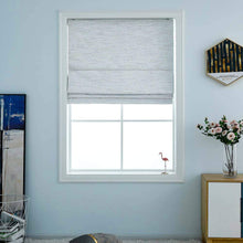 将图片加载到图库查看器，North Hills Home Washable Blackout Cordless Roman Shades for Windows, Double Tone Color Jacquard Textured Woven Polyester Belmar Romar Blind for Living Room/Bedroom